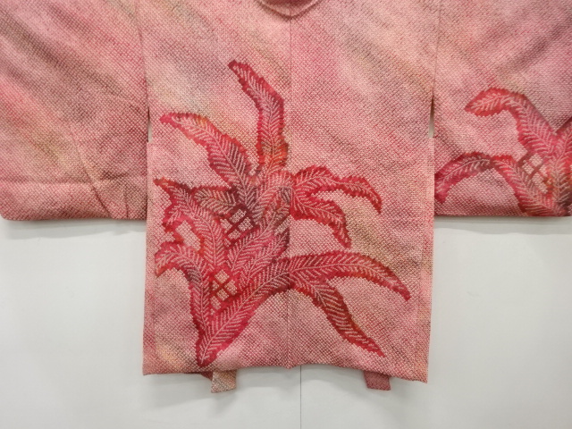 JAPANESE HAORI / ALL SHIBORI / FLORAL PLANTS